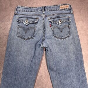 Levis 545 Jeans Womens 6 Bootcut Low Rise Dark Wash Flap Pockets Western Cowgirl